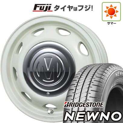 【新品 軽自動車】N-BOX タント スペーシア 夏タイヤ ホイール4本セット 155/65R14 ブリヂストン ニューノ(限定) クリムソン ディーン ミニ 14インチ(送料無料) サマータイヤ|フジコーポレーション