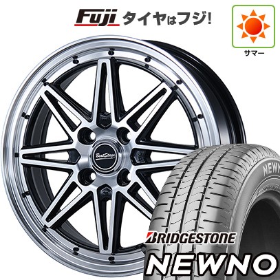 【新品 軽自動車】N-BOX タント スペーシア 夏タイヤ ホイール4本セット 155/65R14 ブリヂストン ニューノ(限定) ブレスト ビートステージ ES-C 14インチ(送料無料) サマータイヤ｜フジコーポレーション