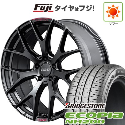【新品】60系プリウス 夏タイヤ ホイール4本セット 195/50R19 ブリヂストン エコピア NH200 RAYS レイズ ホムラ 2X7FT SPORT EDITION 7J 19インチ(送料無料)｜フジコーポレーション