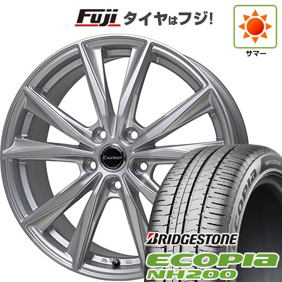【新品】60系プリウス 夏タイヤ ホイール4本セット 195/50R19 ブリヂストン エコピア NH200 ホットスタッフ エクスターST 7J 19インチ(送料無料)