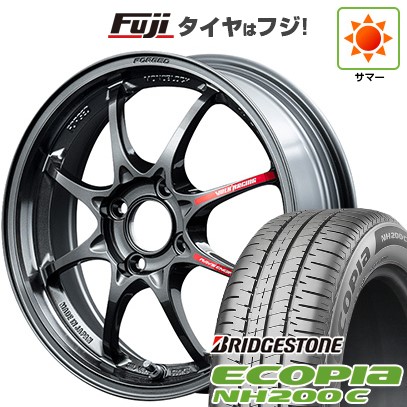 【新品 軽自動車】N-BOX タント スペーシア 夏タイヤ ホイール4本セット 165/55R15 ブリヂストン エコピア NH200 C RAYS レイズ ボルクレーシング CE28 クラブレーサー2 5J 15インチ(送料無料)｜フジコーポレーション
