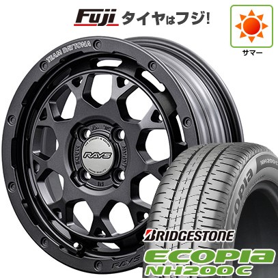 【新品 軽自動車】N-BOX タント スペーシア 夏タイヤ ホイール4本セット 165/55R15 ブリヂストン エコピア NH200 C RAYS レイズ デイトナ M9+ SPEC-M 5J 15インチ(送料無料)
