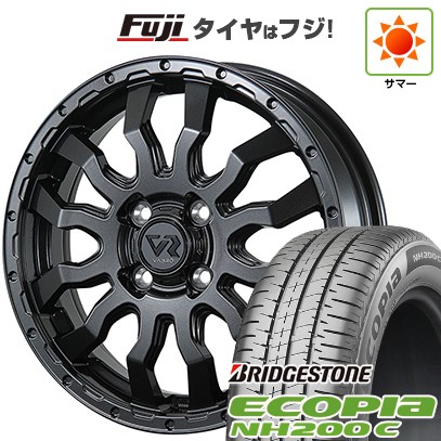 【新品 軽自動車】N-BOX タント スペーシア 夏タイヤ ホイール4本セット 165/55R15 ブリヂストン エコピア NH200 C トピー ヴァブロ RR-01 4.5J 15インチ(送料無料)