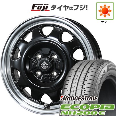 【新品 軽自動車】N-BOX タント スペーシア 夏タイヤ ホイール4本セット 165/55R15 ブリヂストン エコピア NH200 C トピー ランドフット SWZ 数量限定 4.5J 15インチ(送料無料)｜フジコーポレーション