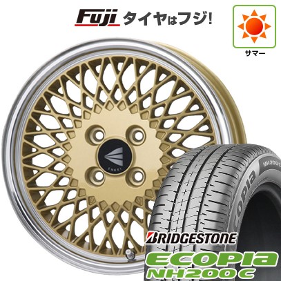 【新品 軽自動車】N-BOX タント スペーシア 夏タイヤ ホイール4本セット 165/55R15 ブリヂストン エコピア NH200 C ENKEI エンケイ Neo Classic ENKEI 92 5J 15インチ(送料無料)