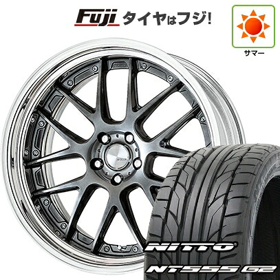 【パンク保証付き】【新品】40系アルファード/ヴェルファイア用 夏タイヤ ホイール4本セット 245/40R21 ニットー NT555 G2 WORK ワーク ランベック LM7 8.5J 21インチ(送料無料)