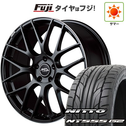 【パンク保証付き】【新品国産車用5穴114.3】 夏タイヤ ホイール4本セット 225/40R19 ニットー NT555 G2 MID WHEELS MID EXCLUSIVE 028F 7.5J 19インチ(送料無料)