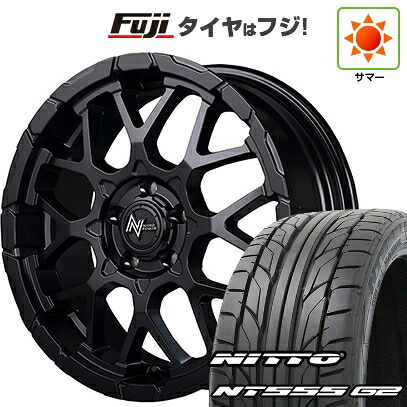 【パンク保証付き】【新品国産車用5穴114.3】 夏タイヤ ホイール4本セット 215/45R18 ニットー NT555 G2 MID WHEELS NITRO POWER M28 バレットS 7J 18インチ(送料無料)