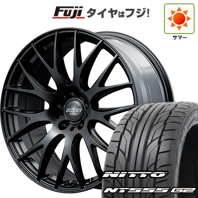 【パンク保証付き】【新品国産車用5穴114.3】 夏タイヤ ホイール4本セット 225/35R19 ニットー NT555 G2 RAYS レイズ ホムラ 2X9Plus SPORT EDITION 7.5J 19インチ(送料無料)|フジコーポレーション