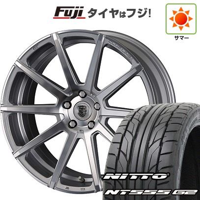 【パンク保証付き】【新品国産車用5穴114.3】 夏タイヤ ホイール4本セット 245/35R20 ニットー NT555 G2 クリムソン クラブリネア マルディーニ FF 8.5J 20インチ(送料無料)｜フジコーポレーション