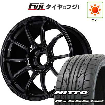 【パンク保証付き】【新品国産車用5穴114.3】 夏タイヤ ホイール4本セット 215/45R18 ニットー NT555 G2 ヨコハマ アドバンレーシング RZ-F2 7.5J 18インチ(送料無料) 190,800円