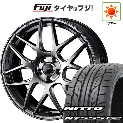 【パンク保証付き】【新品国産車用5穴114.3】 夏タイヤ ホイール4本セット 245/35R19 ニットー NT555 G2 WEDS ウェッズスポーツ SA-27R 8J 19インチ(送料無料)｜フジコーポレーション