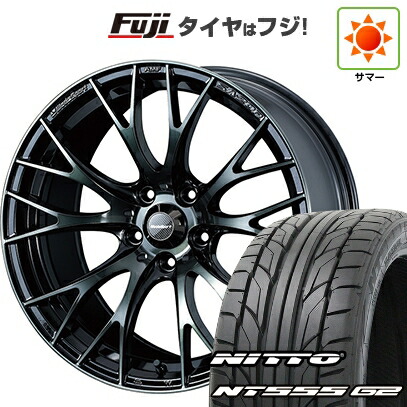 【パンク保証付き】【新品国産車用5穴100】 夏タイヤ ホイール4本セット 215/40R18 ニットー NT555 G2 WEDS ウェッズ ウェッズスポーツ SA-20R 7.5J 18インチ(送料無料)