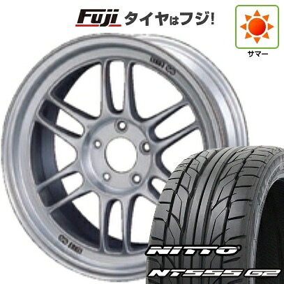 【パンク保証付き】【新品国産車用5穴114.3】 夏タイヤ ホイール4本セット 235/50R18 ニットー NT555 G2 ENKEI エンケイ Racing RP-F1 8J 18インチ(送料無料)
