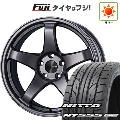 【パンク保証付き】【新品国産車用5穴114.3】 夏タイヤ ホイール4本セット 245/35R19 ニットー NT555 G2 ENKEI エンケイ PerformanceLine PF05 8.5J 19インチ(送料無料)
