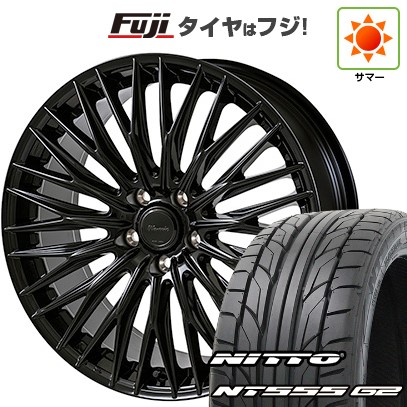 【パンク保証付き】【新品国産車用5穴114.3】 夏タイヤ ホイール4本セット 245/45R20 ニットー NT555 G2 モンツァ ワーウィック クライヴァー 8.5J 20インチ(送料無料)