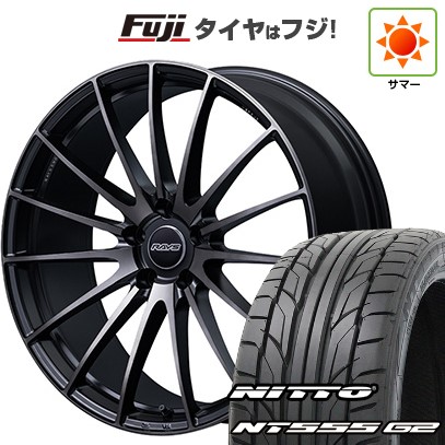 【パンク保証付き】【新品国産車用5穴114.3】 夏タイヤ ホイール4本セット 245/35R21 ニットー NT555 G2 RAYS レイズ VMF L-01 PREMIUM 9J 21インチ(送料無料)|フジコーポレーション