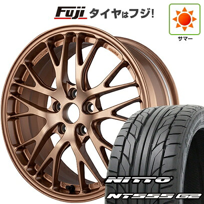 【パンク保証付き】【新品国産車用5穴100】 夏タイヤ ホイール4本セット 215/40R18 ニットー NT555 G2 ブリヂストン ポテンザ RW007 8J 18インチ(送料無料)