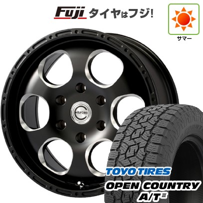 【新品】デリカD5 夏タイヤ ホイール4本セット 235/70R16 トーヨー オープンカントリー A/T III RBL エルフォード ブラッドストック 1P 16インチ(送料無料)｜フジコーポレーション