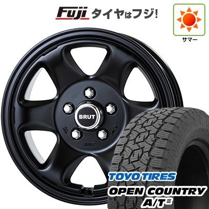 【新品】デリカD5 夏タイヤ ホイール4本セット 235/70R16 トーヨー オープンカントリー A/T III RBL トライスター BRUT BR-44 16インチ(送料無料)|フジコーポレーション
