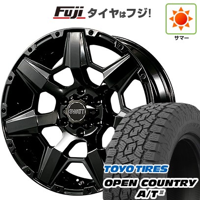 【新品】プラド/ハイラックス 夏タイヤ ホイール4本セット 265/65R17 トーヨー オープンカントリー A/T III RBL クライメイト スワット(SBC) 17インチ(送料無料)｜フジコーポレーション