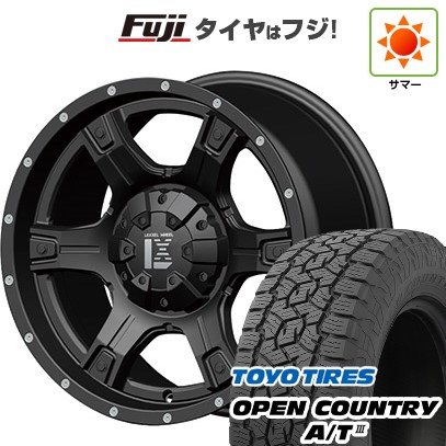 【新品】プラド/ハイラックス 夏タイヤ ホイール4本セット 265/65R17 トーヨー オープンカントリー A/T III RBL オフビート レクセル アウトロー 17インチ(送料無料) サマータイヤ|フジコーポレーション