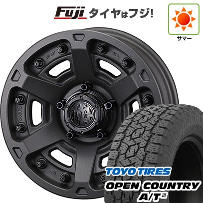 【新品】ジムニー 夏タイヤ ホイール4本セット 175/80R16 トーヨー オープンカントリー A/T III RBL クリムソン マーテルギア(MG) アーマーFF 16インチ(送料無料) サマータイヤ｜フジコーポレーション