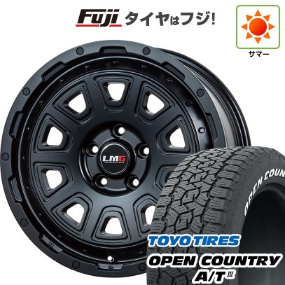 【新品国産車用5穴114.3】 夏タイヤ ホイール4本セット 225/65R17 トーヨー オープンカントリー A/T III RWL/RBL レアマイスター LMG DS-10 マットブラック 7.5J 17インチ(送料無料)|フジコーポレーション