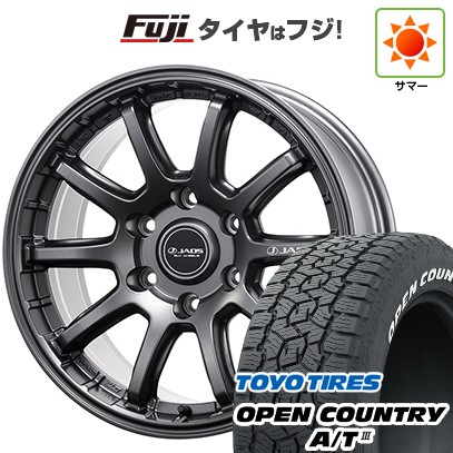 【新品】プラド/ハイラックス 夏タイヤ ホイール4本セット 265/65R17 トーヨー オープンカントリー A/T III RWL/RBL ジャオス トライブクロス 17インチ(送料無料) サマータイヤ｜フジコーポレーション