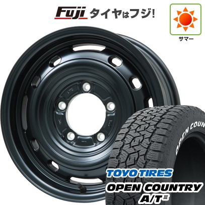 【新品】ジムニー 夏タイヤ ホイール4本セット 175/80R16 トーヨー オープンカントリー A/T III RWL/RBL レアマイスター LMG OFF-STYLE 2 (マットブラック) 16インチ(送料無料) サマータイヤ｜フジコーポレーション
