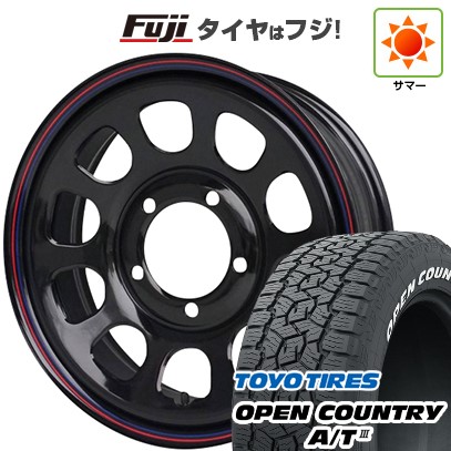 【新品】ジムニー 夏タイヤ ホイール4本セット 175/80R16 トーヨー オープンカントリー A/T III RWL/RBL モリタ デイトナズ G2 5.5J 16インチ(送料無料)|フジコーポレーション