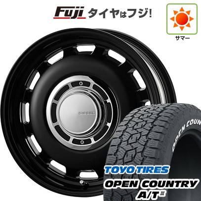 【新品】ジムニー 夏タイヤ ホイール4本セット 175/80R16 トーヨー オープンカントリー A/T III RWL/RBL コスミック クロスブラッド ディーゼル 16インチ(送料無料) サマータイヤ｜フジコーポレーション 81,950円