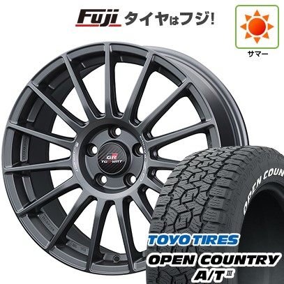 【新品国産車用5穴100】 夏タイヤ ホイール4本セット 225/60R17 トーヨー オープンカントリー A/T III RWL/RBL OZ スーパーツーリズモ TGR-WRT 17インチ(送料無料)|フジコーポレーション