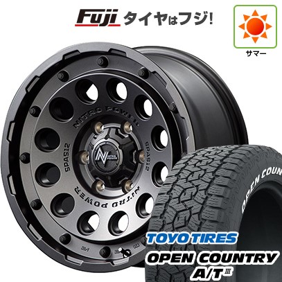 【新品】プラド/ハイラックス 夏タイヤ ホイール4本セット 265/65R17 トーヨー オープンカントリー A/T III RWL/RBL MID WHEELS NITRO POWER H12 ショットガン 17インチ(送料無料) サマータイヤ|フジコーポレーション