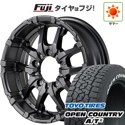 【新品】ジムニーシエラ/ジムニーノマド 夏タイヤ ホイール4本セット 215/70R16 トーヨー オープンカントリー A/T III RWL/RBL MID WHEELS NITRO POWER M26 クロスファング 16インチ(送料無料) サマータイヤ｜フジコーポレーション 99,605円