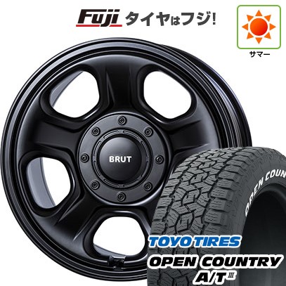 【新品】デリカD5 夏タイヤ ホイール4本セット 215/70R16 トーヨー オープンカントリー A/T III RWL/RBL トライスター BRUT BR-33 16インチ(送料無料)|フジコーポレーション