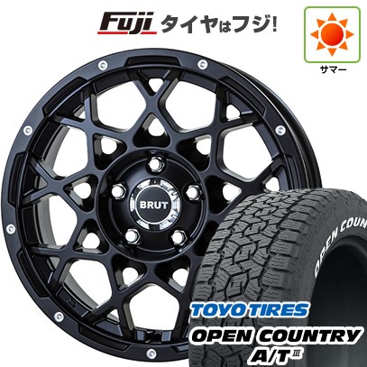 【新品】デリカD5 夏タイヤ ホイール4本セット 215/70R16 トーヨー オープンカントリー A/T III RWL/RBL トライスター BRUT BR-55 16インチ(送料無料)｜フジコーポレーション 104,005円