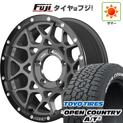 【新品】ジムニーシエラ/ジムニーノマド 夏タイヤ ホイール4本セット 215/70R16 トーヨー オープンカントリー A/T III RWL/RBL RAYS レイズ デイトナ M8 xB Edition 16インチ(送料無料) サマータイヤ｜フジコーポレーション