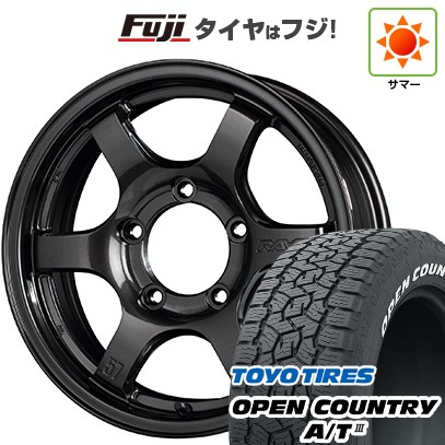 【新品】ジムニーシエラ/ジムニーノマド 夏タイヤ ホイール4本セット 215/70R16 トーヨー オープンカントリー A/T III RWL/RBL RAYS レイズ グラムライツ 57DR-X 16インチ(送料無料) サマータイヤ｜フジコーポレーション