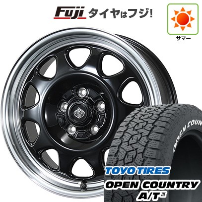 【新品国産車用5穴114.3】 夏タイヤ ホイール4本セット 225/65R17 トーヨー オープンカントリー A/T III RWL/RBL トピー ランドフット SWZ 数量限定 7J 17インチ(送料無料)｜フジコーポレーション