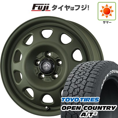 【新品国産車用5穴114.3】 夏タイヤ ホイール4本セット 225/65R17 トーヨー オープンカントリー A/T III RWL/RBL トピー ランドフット SWZ 数量限定 7J 17インチ(送料無料)｜フジコーポレーション