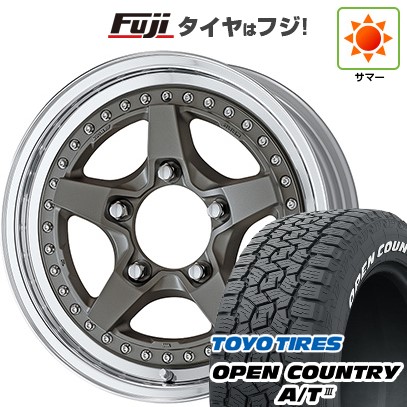 【新品】ジムニー 夏タイヤ ホイール4本セット 175/80R16 トーヨー オープンカントリー A/T III RWL/RBL WORK ワーク クラッグ ガルバトレ2 16インチ(送料無料)｜フジコーポレーション