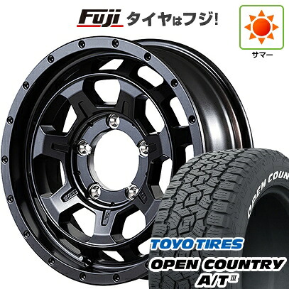 【新品】ジムニーシエラ/ジムニーノマド 夏タイヤ ホイール4本セット 215/70R16 トーヨー オープンカントリー A/T III RWL/RBL MID WHEELS NITRO POWER M7 ファランクス 16インチ(送料無料)|フジコーポレーション