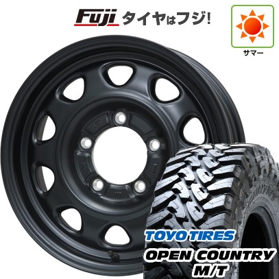 【新品】ジムニー 夏タイヤ ホイール4本セット 195R16C 104/102Q トーヨー オープンカントリー M/T レアマイスター LMG OFF-STYLE(マットブラック) 5.5J 16インチ(送料無料) 69,630円