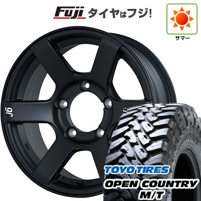 【新品】ジムニー 夏タイヤ ホイール4本セット 195R16C 104/102Q トーヨー オープンカントリー M/T ドゥオール CST ZERO-1 ハイパーJ6 5.5J 16インチ(送料無料)