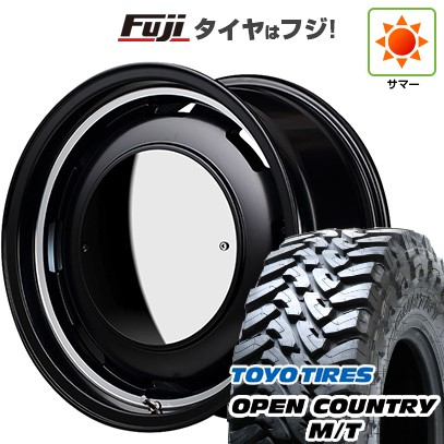 【新品】ジムニー 夏タイヤ ホイール4本セット 195R16C 104/102Q トーヨー オープンカントリー M/T MID WHEELS ガルシア シスコ ムーン 5.5J 16インチ(送料無料)