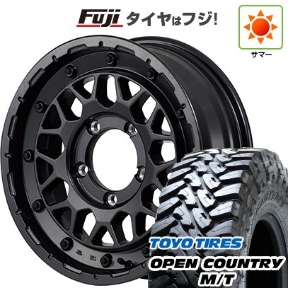 【新品】ジムニー 夏タイヤ ホイール4本セット 195R16C 104/102Q トーヨー オープンカントリー M/T MID WHEELS NITRO POWER M29 スティンガー 5.5J 16インチ(送料無料)