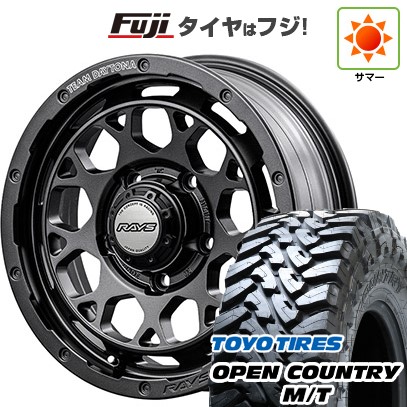 【新品】ジムニー 夏タイヤ ホイール4本セット 195R16C 104/102Q トーヨー オープンカントリー M/T RAYS レイズ デイトナ M9+ SPEC-M 5.5J 16インチ(送料無料)