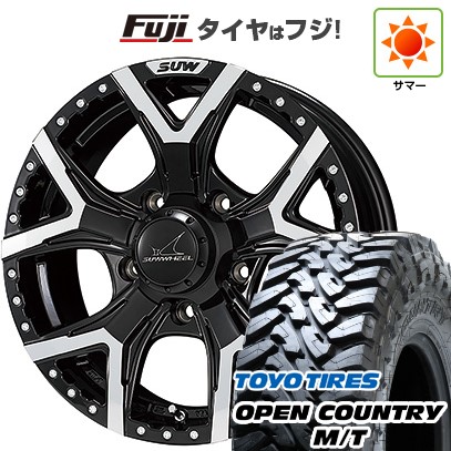 【新品】ジムニー 夏タイヤ ホイール4本セット 195R16C 104/102Q トーヨー オープンカントリー M/T クライメイト SUW フォルテ 5.5J 16インチ(送料無料)