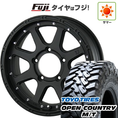 【新品】ジムニー 夏タイヤ ホイール4本セット 195R16C 104/102Q トーヨー オープンカントリー M/T MLJ エクストリームJ 5.5J 16インチ(送料無料)